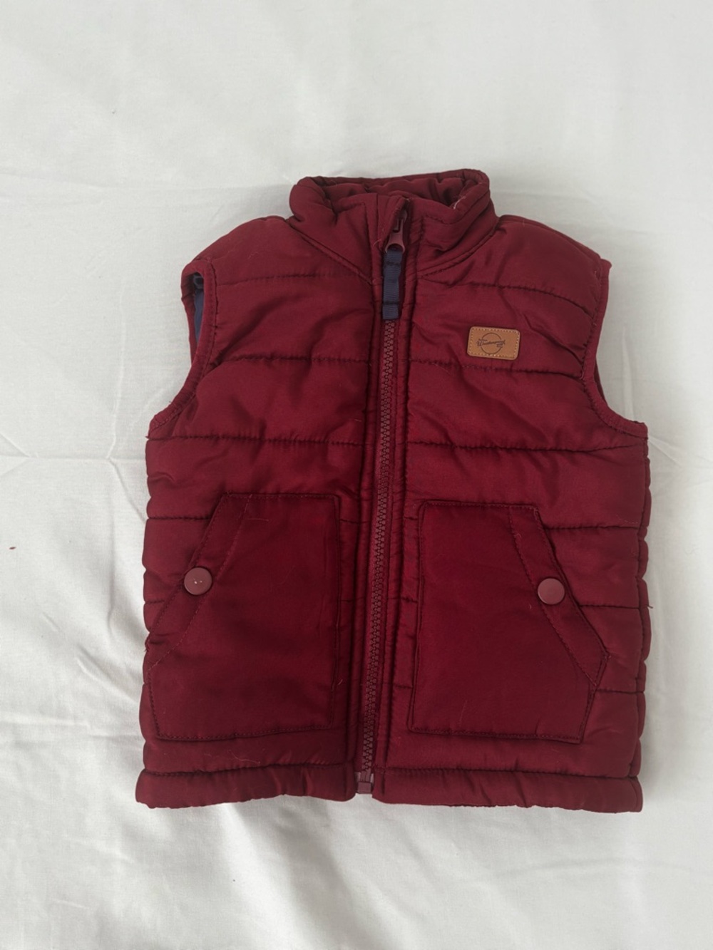 Weatherproof Kids Red Quilted Puffer Vest